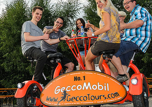 Teamevent mit Mehrpersonenfahrrad GeccoMobil